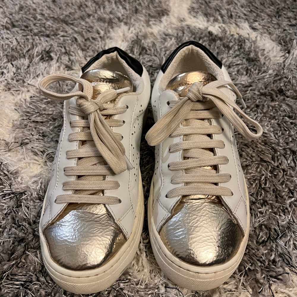 Steve Madden Rose Gold Sneakers, Size 7.5